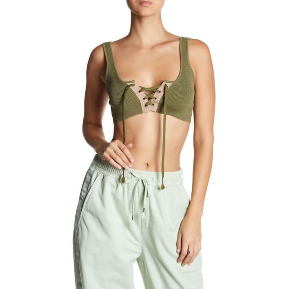 Puma Intimates & Sleepwear Fenty By Rihanna Ribbed Tassel Corset Bra |